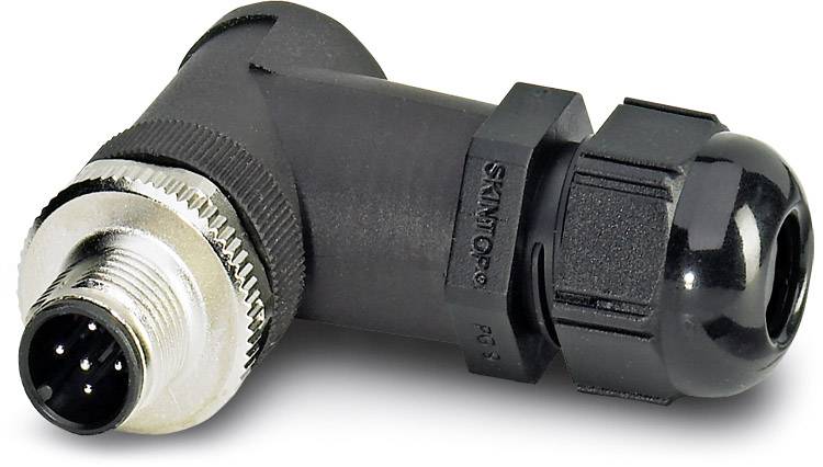 Phoenix Contact 1561742 Sensor-/Aktor-Steckverbinder, unkonfektioniert M12 Stecker, gewinkelt Polza