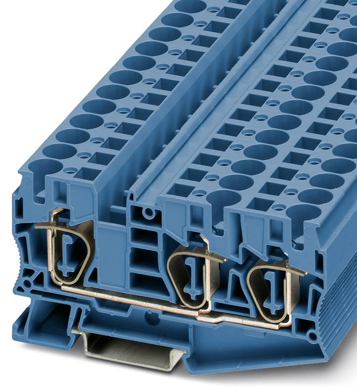 Phoenix Contact 3035292 Durchgangsreihenklemme 10.2mm Zugfeder Blau 25St.