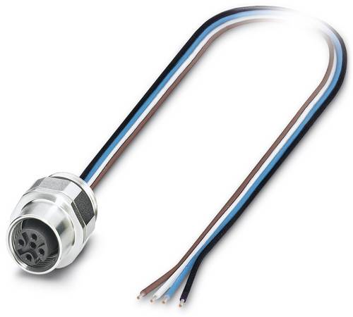 Phoenix Contact 1554649 Sensor-/Aktor-Einbausteckverbinder M12 Buchse, Einbau 0.50 m Polzahl Sensor