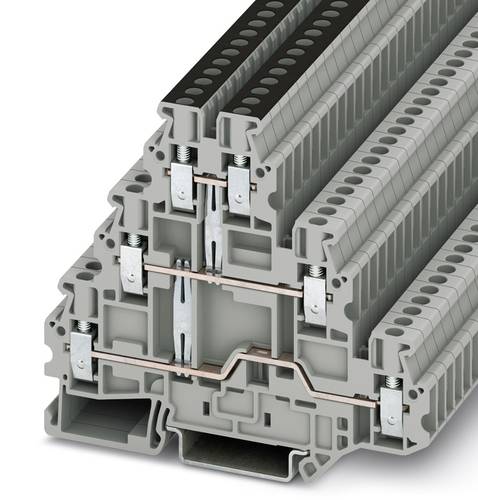 Phoenix Contact 3214262 Mehrstockklemme 5.2 mm Schrauben Grau 50 St.