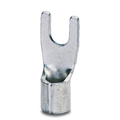 Phoenix Contact 3240144 Gabelkabelschuh 1.10 mm² 2.50 mm² Loch-Ø=4.3 mm Unisoliert Metall 100 St.