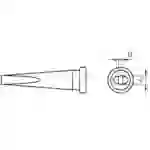 Weller LT-M Lötspitze Meißelform, lang Spitzen-Größe 3.2mm Inhalt 1St. Weller LT-M Lötspitze Meißelform, lang Spitzen-Größe 3.2mm Inhalt 1St.
