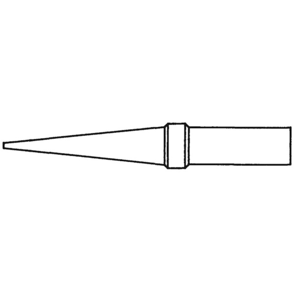 Weller 4ETOL-1 Panne de fer à souder forme longue, conique Taille de la panne 0.8 mm Contenu 1 pc(s)