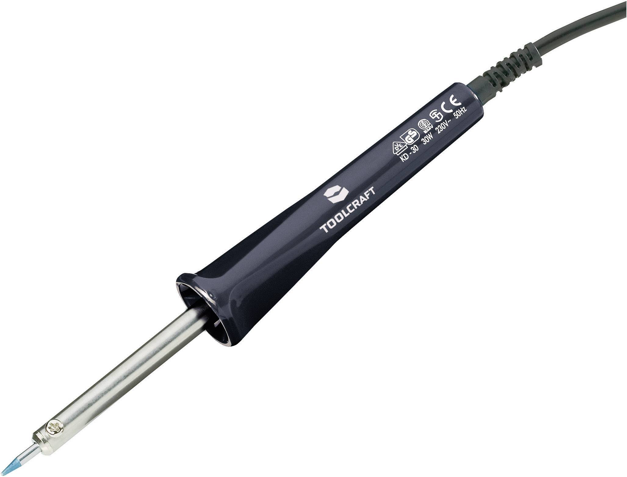 TOOLCRAFT TC-LS-30E Lötkolben 230V 30W Meißelform