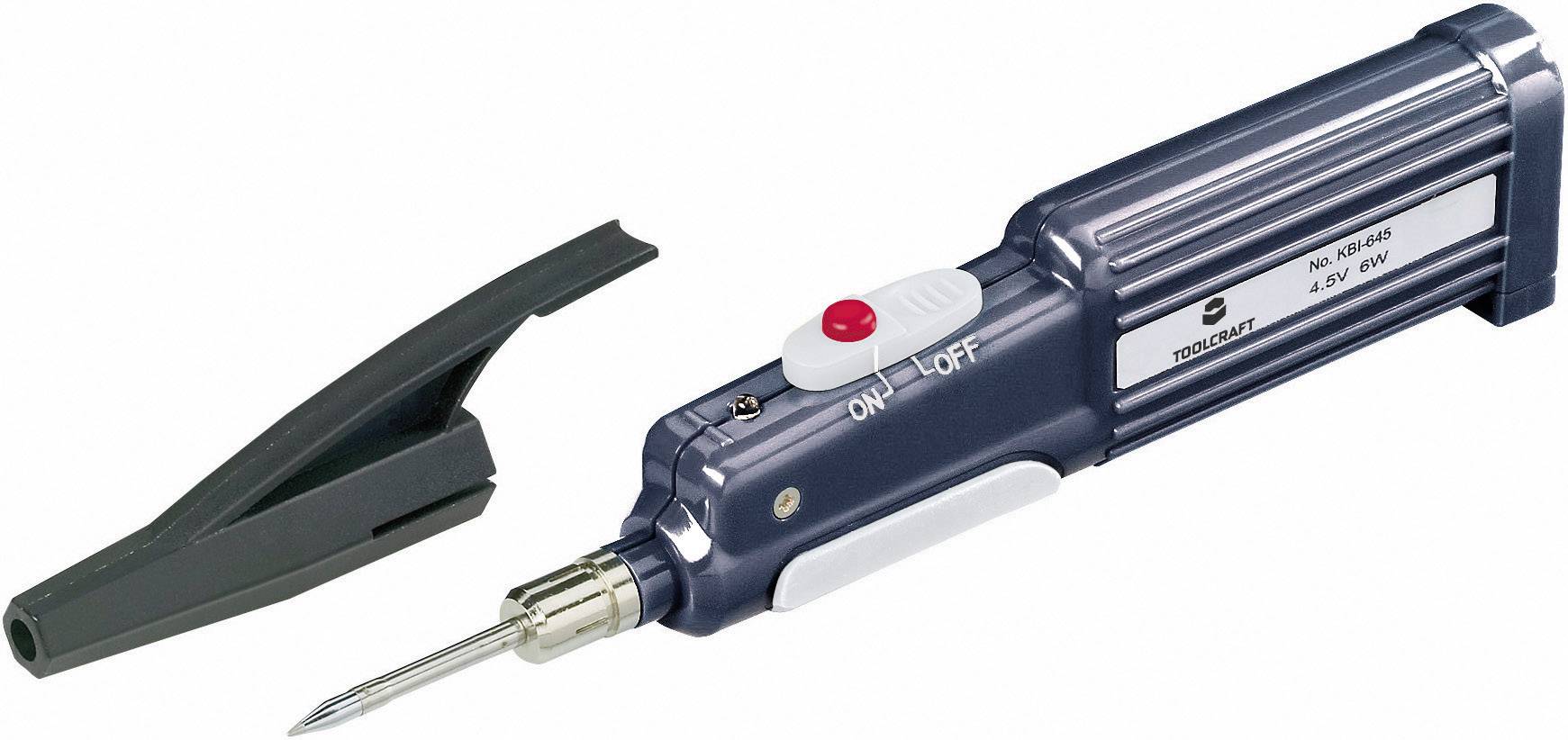 TOOLCRAFT Lötkolben 4.5V 6W Bleistiftform Akkubetrieben