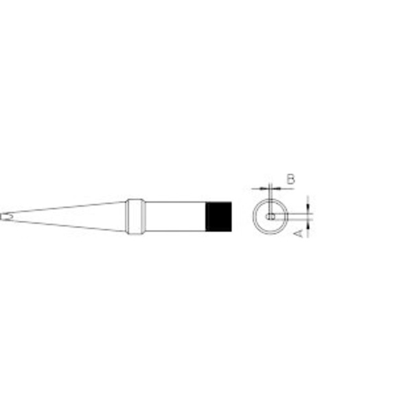Weller 4PTK8-1 Lötspitze Langform Spitzen-Größe 1.2mm Inhalt 1St.