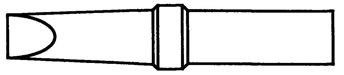 Weller 4ETA-1 Lötspitze Meißelform Spitzen-Größe 1.6 mm Inhalt 1 St.