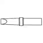 Weller 4ETD-1 Lötspitze Flachform Spitzen-Größe 4.6mm Inhalt 1St. Weller 4ETD-1 Lötspitze Flachform Spitzen-Größe 4.6mm Inhalt 1St.