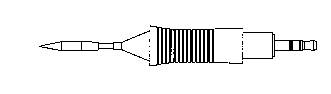 Weller RT1 Lötspitze Nadelform Spitzen-Größe 0.2 mm Inhalt 1 St.