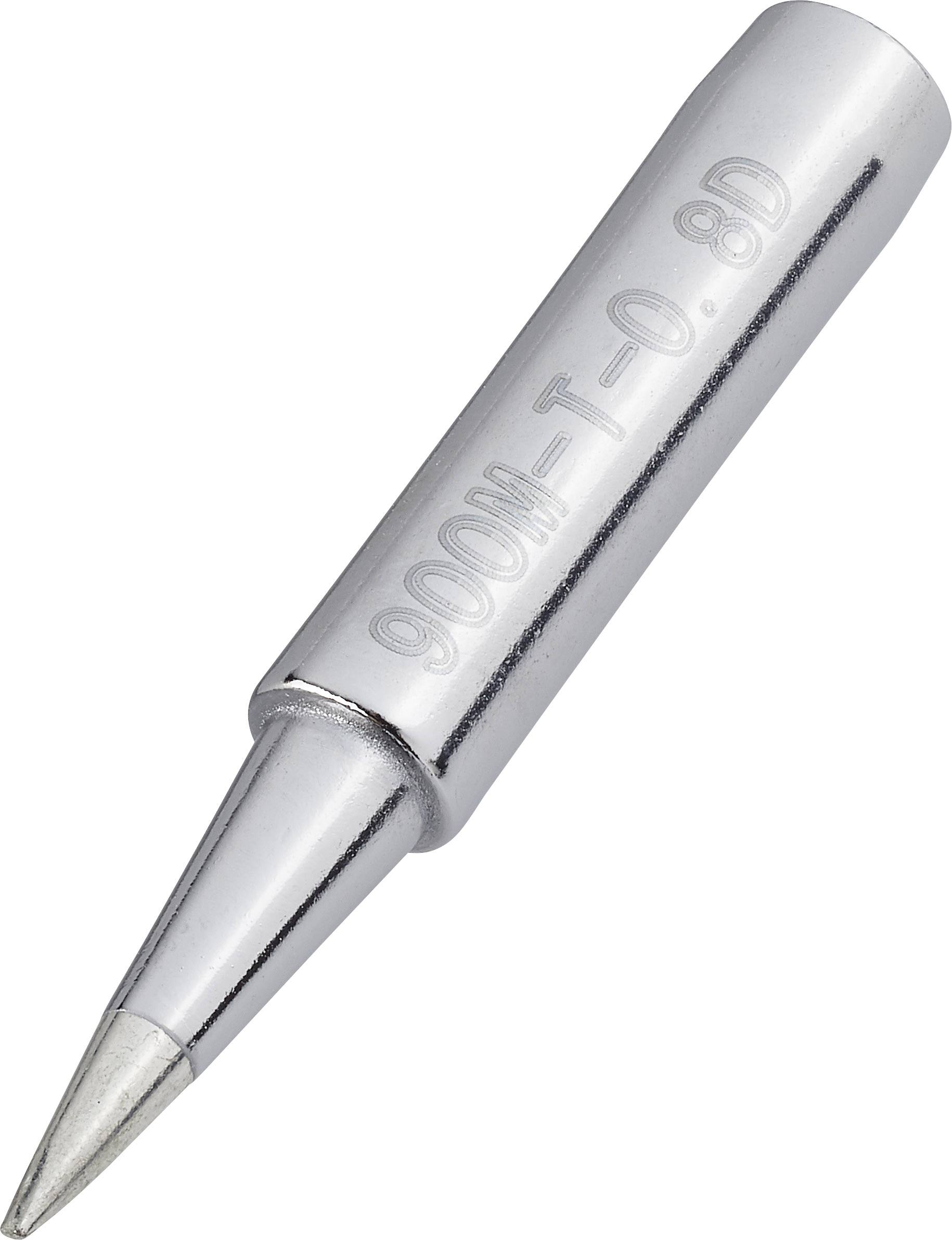 TOOLCRAFT T-0,8D Lötspitze Meißelform Spitzen-Größe 0.8mm Spitzen-Länge 17mm Inhalt 1St.