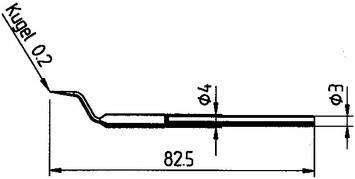 Ersa SD/SB Entlötspitze Spitzen-Größe 0.2 mm Inhalt 1 St.