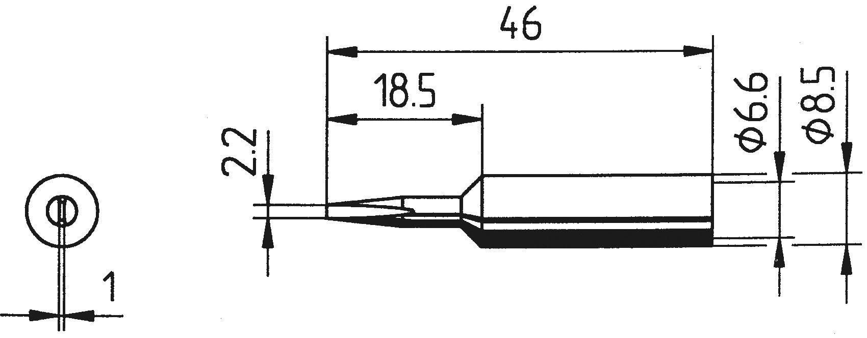 Lötspitze 832 CD / LF 0832CDLF/SB