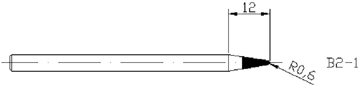 Basetech Lötspitze Bleistiftform Spitzen-Größe 1mm Spitzen-Länge 76mm Inhalt