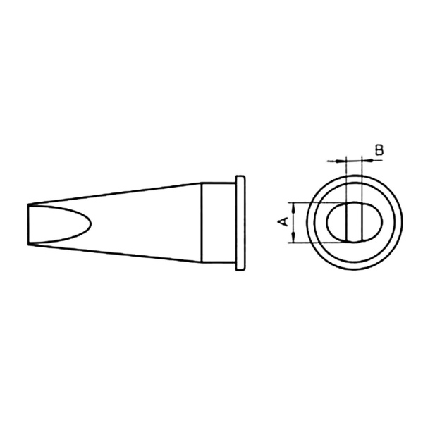 Weller LHT-C Lötspitze Meißelform, gerade Spitzen-Größe 3.2mm Inhalt 1St.