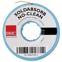 Kontakt Chemie SOLDABSORB Entlötlitze Länge 1.5m Breite 1.5mm Flussmittel getränkt Kontakt Chemie SOLDABSORB Entlötlitze Länge 1.5m Breite 1.5mm Flussmittel getränkt