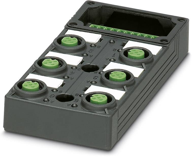 Phoenix Contact SACB-6/ 6-L-C GG SCO P 1452880 Sensor/Aktorbox passiv M12-Verteiler mit Kunststoffgewinde 1St.
