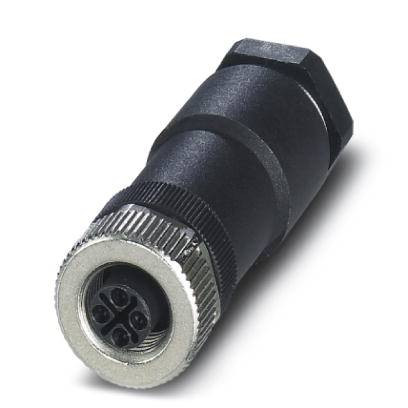 Phoenix Contact 1404642 Sensor-/Aktor-Steckverbinder, unkonfektioniert M12 Buchse, gerade Polzahl Sensoren: 4 1 St.