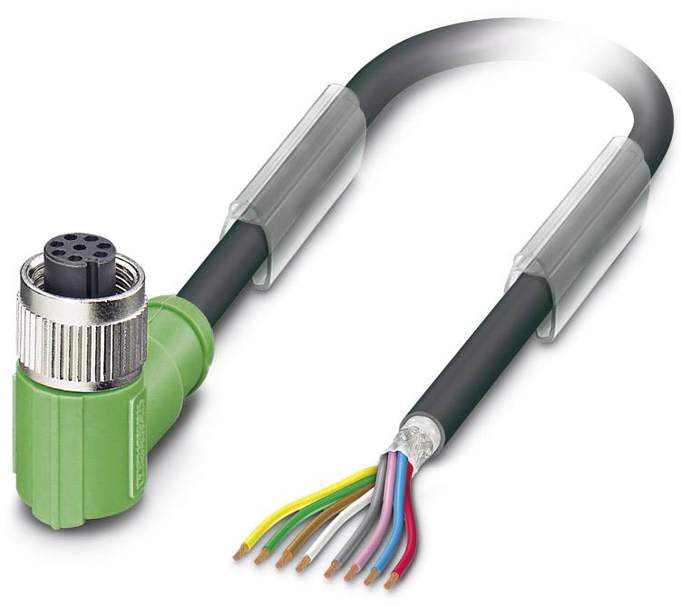 Phoenix Contact 1522930 Sensor-/Aktor-Steckverbinder, konfektioniert M12 Buchse, gewinkelt 5.00 m P