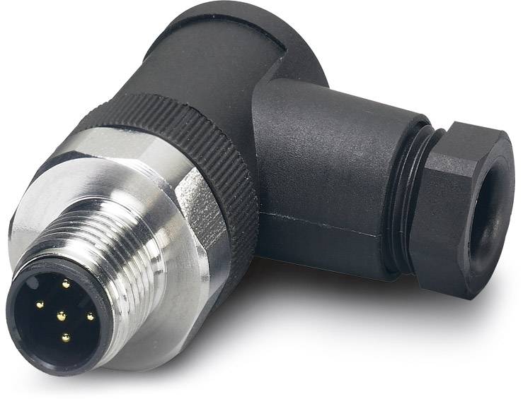 Phoenix Contact 1553213 Sensor-/Aktor-Steckverbinder, unkonfektioniert M12 Stecker, gewinkelt Polzahl Sensoren: 5 1St.