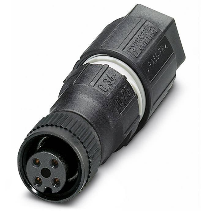 Phoenix Contact 1641756 Sensor-/Aktor-Steckverbinder, unkonfektioniert M12 Buchse, gerade Polzahl S