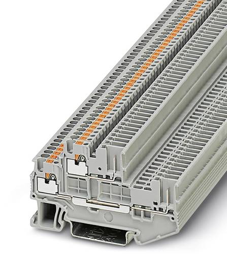 Phoenix Contact 3212439 Doppelstockklemme 3.5 mm Schnellanschluss Grau 50 St.