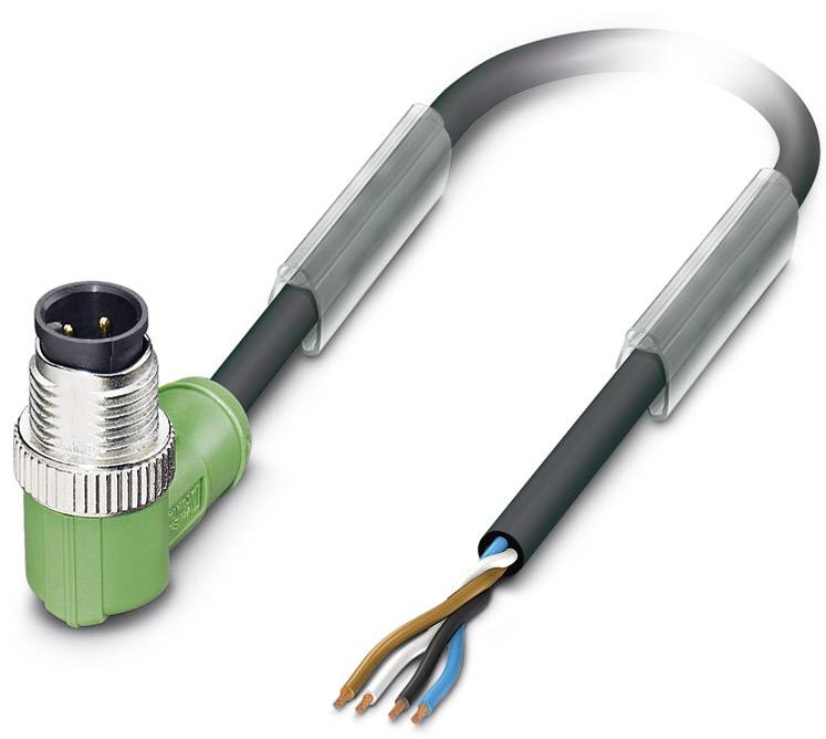 Phoenix Contact 1694457 Sensor-/Aktor-Steckverbinder, konfektioniert M12 Stecker, gewinkelt 10.00m Polzahl Sensoren: 4 1St.
