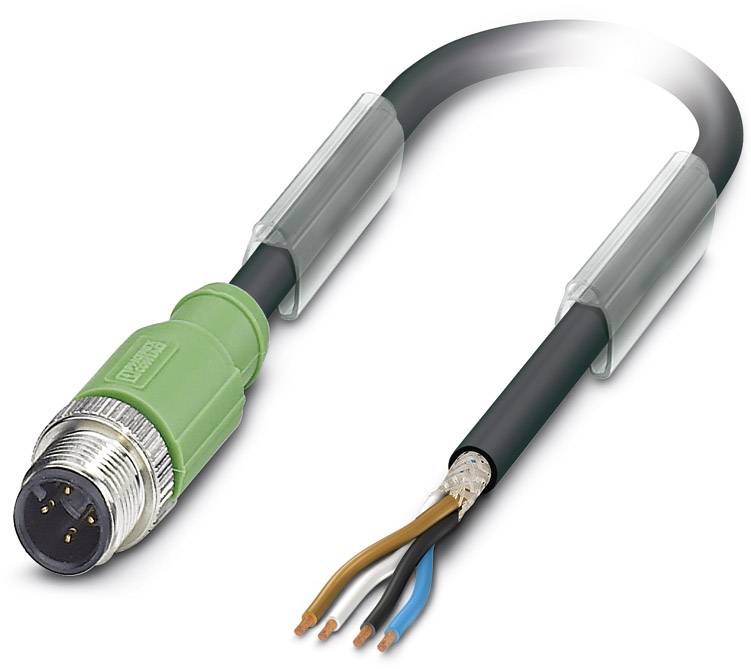 Phoenix Contact 1682715 Sensor-/Aktor-Steckverbinder, konfektioniert M12 Stecker, gerade 1.50m Polzahl Sensoren: 4 1St.