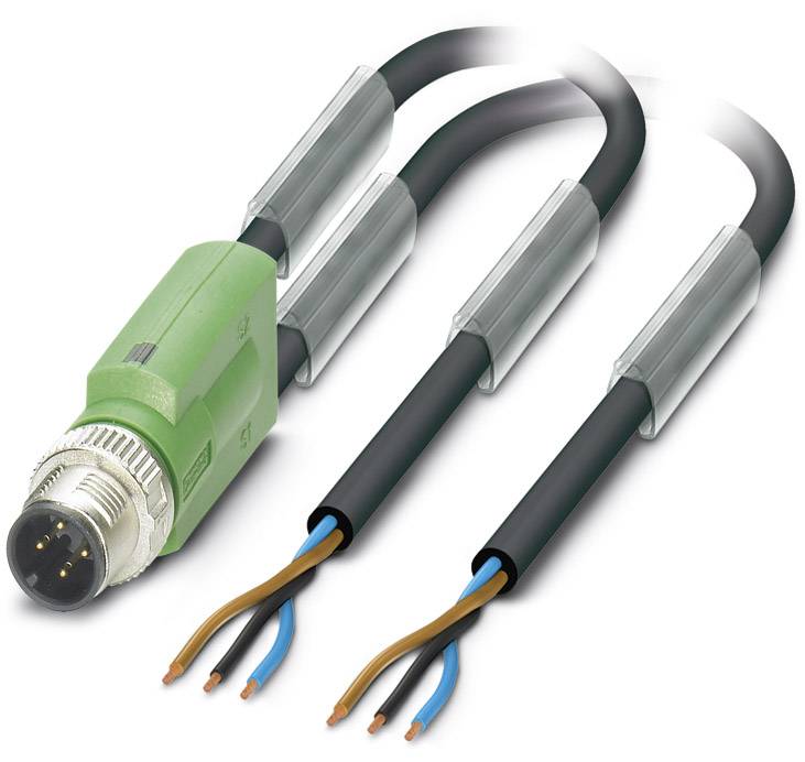 Phoenix Contact 1524200 Sensor-/Aktor-Steckverbinder, konfektioniert M12 Stecker, gerade 1.50 m Polzahl Sensoren: 3 1 St.