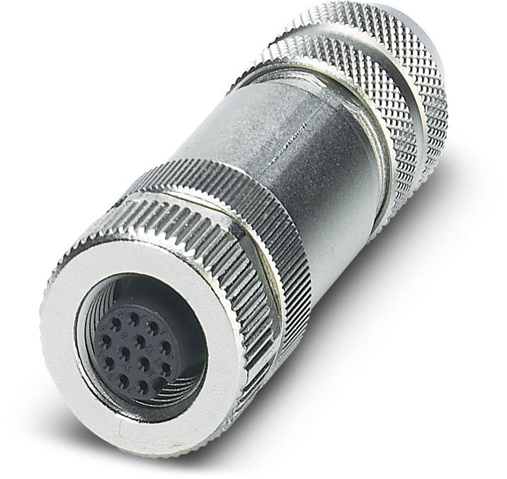 Phoenix Contact 1404411 Sensor-/Aktor-Steckverbinder, unkonfektioniert M12 Buchse, gerade Polzahl Sensoren: 12 1 St.