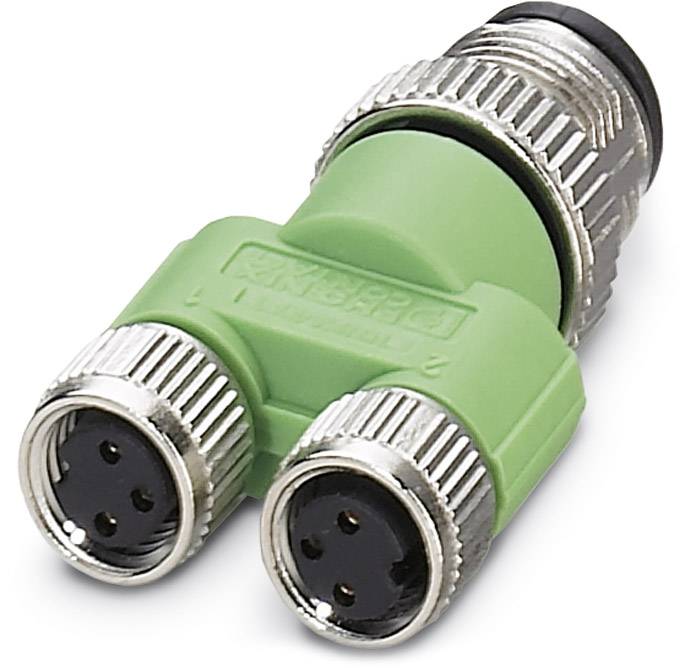 Phoenix Contact 1683471 Sensor-/Aktor-Verteiler und Adapter M8, M12 Adapter, Y-Form Polzahl Sensoren: 3 5St.