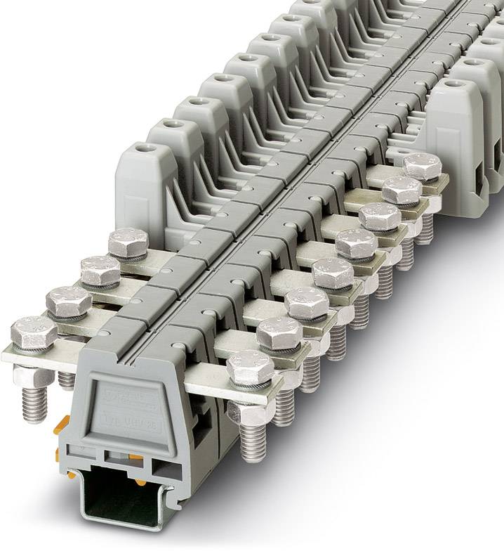 Phoenix Contact UHV 25-KH/AS 2130101 Hochstromverbinder Polzahl: 2 10 mm² 25 mm² Grau 10 St.