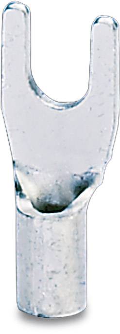 Phoenix Contact 3240140 Gabelkabelschuh 0.50mm² 1mm² Loch-Ø=5.3mm Unisoliert Metall 100St.