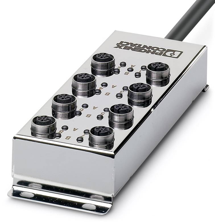 Phoenix Contact SACB-8/16-L-10,0PVC FB 1555554 Sensor/Aktorbox passiv M12-Verteiler mit Metallgewinde 1St.