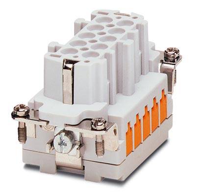 Phoenix Contact 1605569 Buchseneinsatz HC-B 10 + PE Zugfeder 10 St.