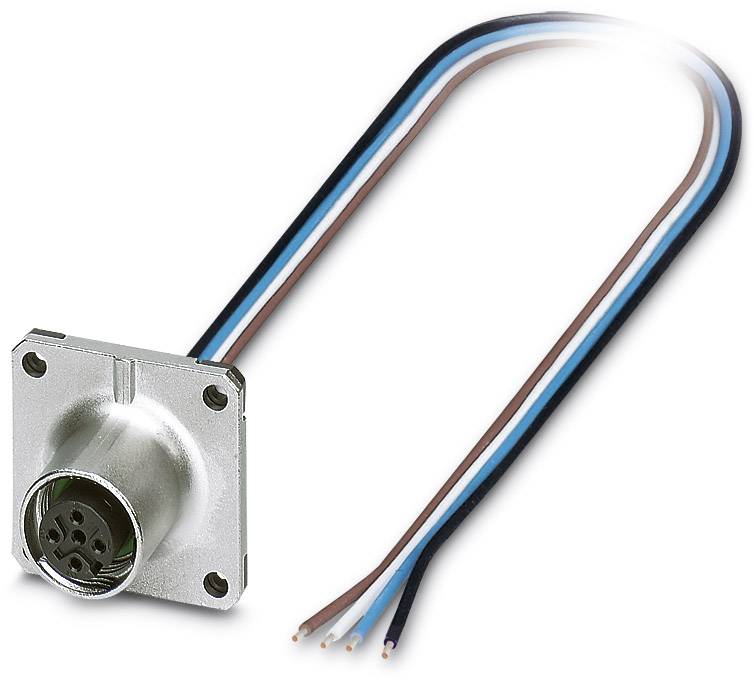 Phoenix Contact 1419797 Sensor-/Aktor-Einbausteckverbinder M12 Buchse, Einbau 0.50 m Polzahl Sensoren: 4 1 St.