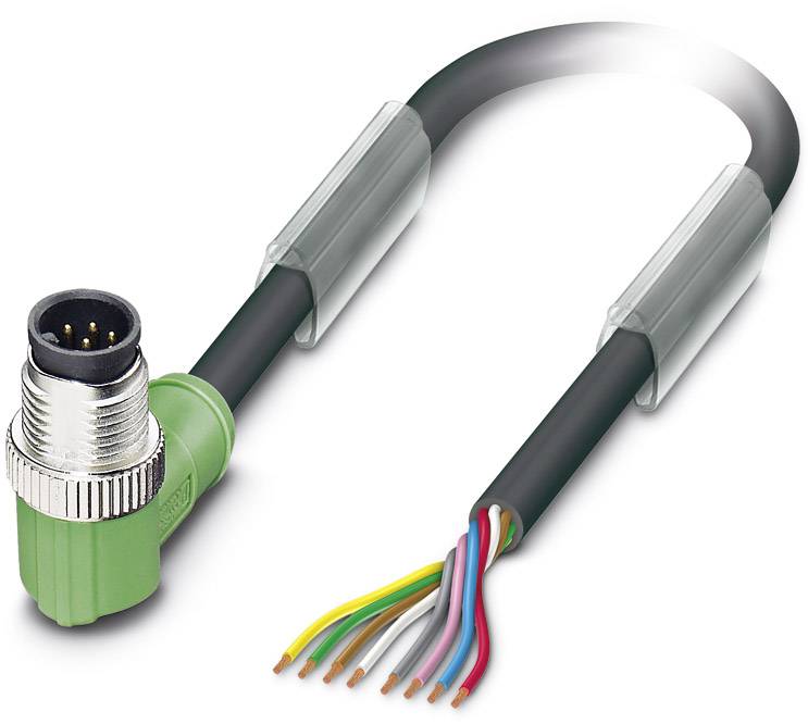 Phoenix Contact 1522545 Sensor-/Aktor-Steckverbinder, konfektioniert M12 Stecker, gewinkelt 1.50 m Polzahl Sensoren: 8 1 St.