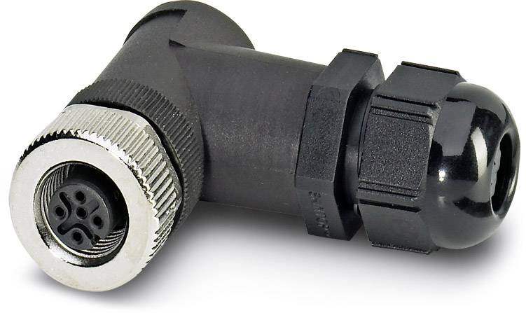 Phoenix Contact 1556812 Sensor-/Aktor-Steckverbinder, unkonfektioniert M12 Buchse, gewinkelt Polzahl Sensoren: 5 1 St.