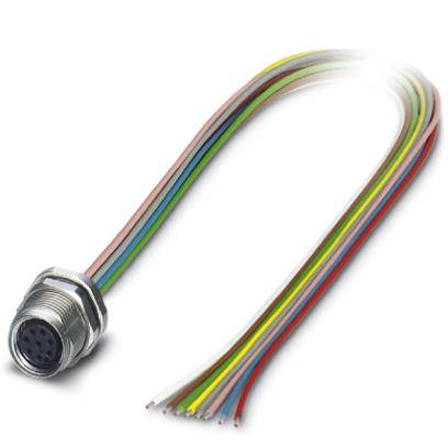 Phoenix Contact 1424229 Sensor-/Aktor-Einbausteckverbinder M8 Buchse, Einbau 0.50 m Polzahl Sensoren: 8 1 St.