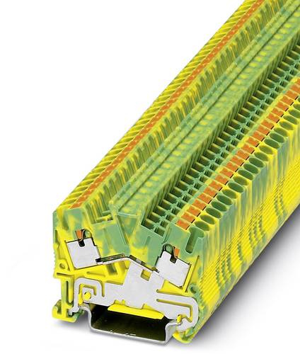 Phoenix Contact 3211867 Dreistock-Schutzleiterklemme 5.2 mm Schnellanschluss Grün, Gelb 50 St.