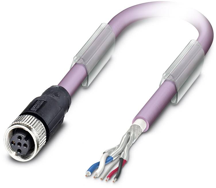 Phoenix Contact 1507476 Sensor-/Aktor-Datensteckverbinder, konfektioniert M12 Buchse, gerade 2.00 m Polzahl Sensoren: 5 1 St.