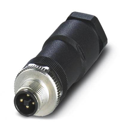 Phoenix Contact 1404643 Sensor-/Aktor-Steckverbinder, unkonfektioniert M12 Stecker, gerade Polzahl Sensoren: 4 1 St.