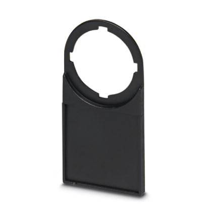 Phoenix Contact 0828988 CARRIER-EMLP 22 (27X27) Zeichenträger Montage-Art: aufclipsen Beschriftungsfläche: 27 x 27mm Schwarz 50St.