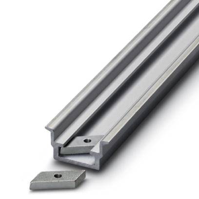 Metallischer Schlittenführungsmechanismus mit Winkelstück, zeigt Präzisionsbearbeitung und industrielle Anwendungsmöglichkeiten.