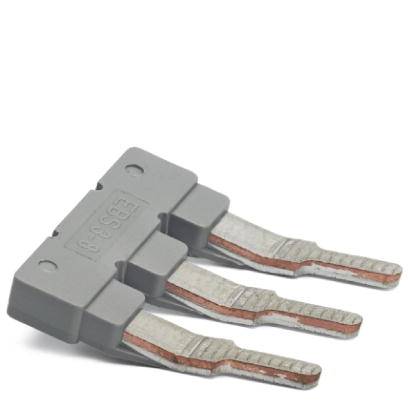 Dreifacher Sicherungsblock mit Metallkontakten, verwendet für den Schutz elektrischer Schaltungen in Fahrzeugen.