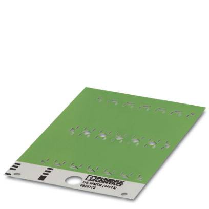 Phoenix Contact 0828960 US-WMTB (44X15) YE Einzeladerkennzeichner Montage-Art: einfädeln Beschriftungsfläche: 44 x 15 mm Gelb Anzahl Markierer: 120