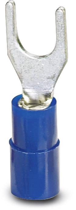 Phoenix Contact 3240039 Gabelkabelschuh 1.50 mm² 2.50 mm² Loch-Ø=4.3 mm Teilisoliert Blau 100 St.