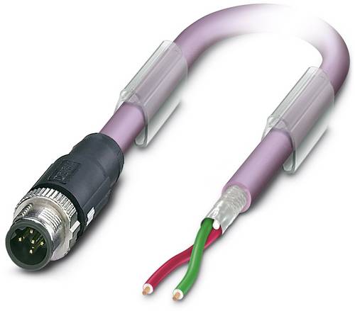 Phoenix Contact 1518041 Sensor-/Aktor-Datensteckverbinder, konfektioniert M12 Stecker, gerade 10.00m