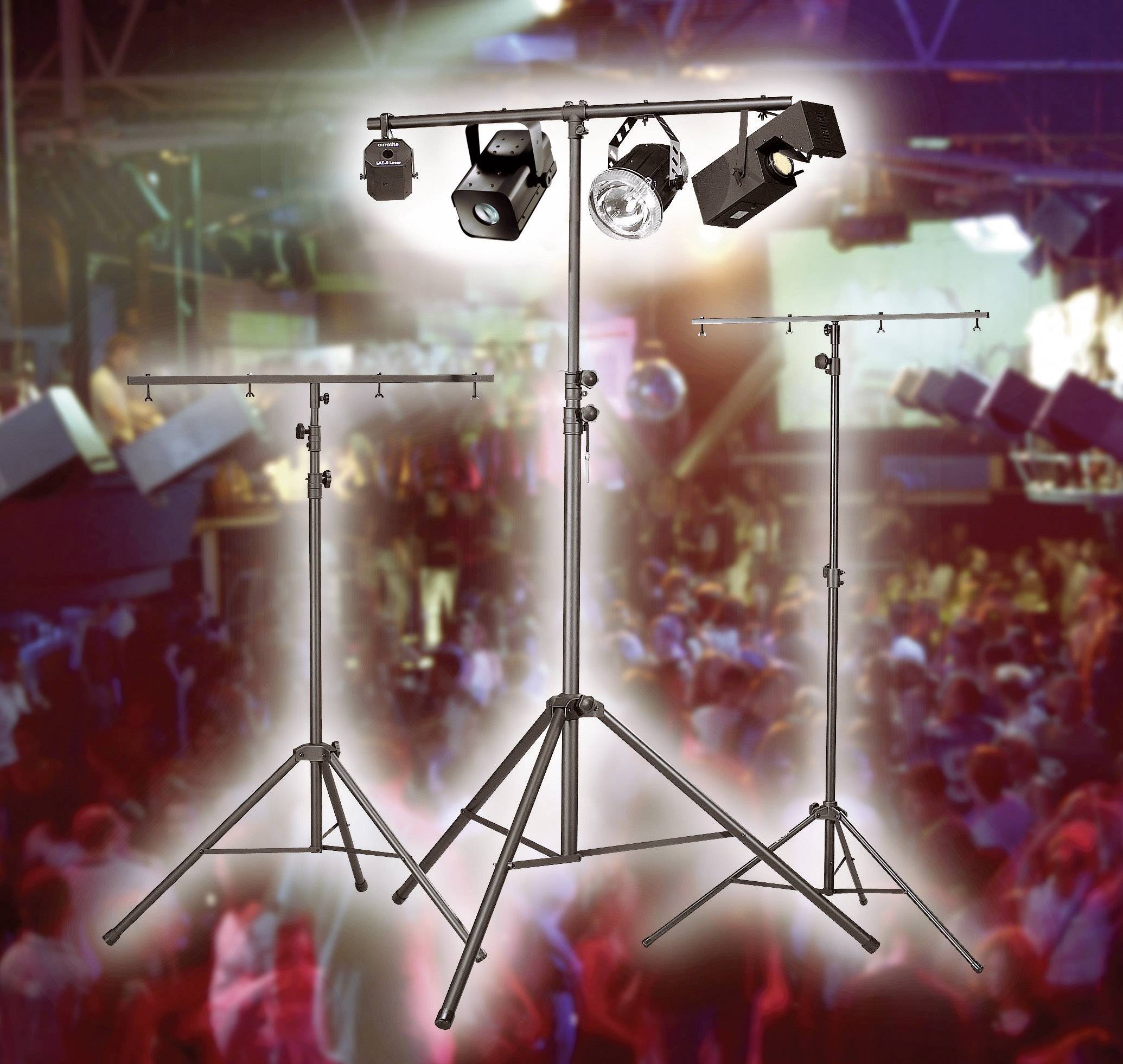 590200 Stativ-System inkl. Traverse Belastbar bis:40 kg