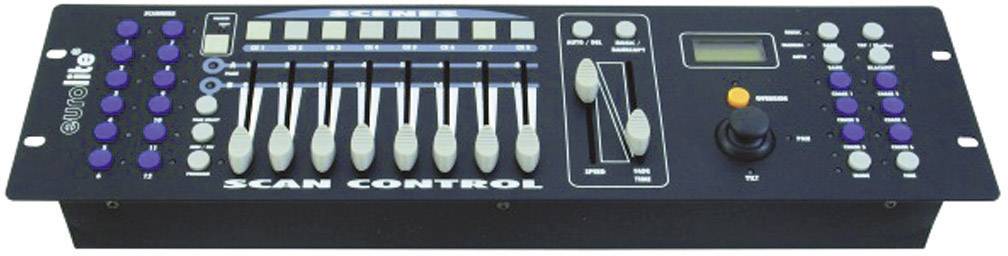 Eurolite DMX SCAN CONTROL DMX Controller 16-Kanal 19 Zoll-Bauform, Musiksteuerung