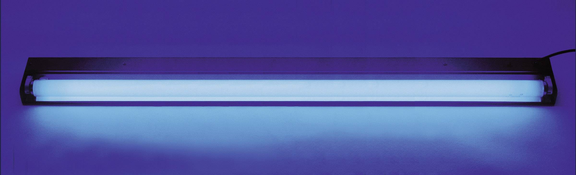 120cm metall sw UV-Röhren Set 36 W Schwarz